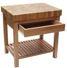 Butcher´s chopping table with drawer