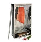 Stainless steel multi-purpose TomPress meat and fish smokehouse