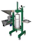 Olive oil extraction press with grinder