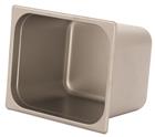 Stainless steel gastronorm container 1/2. Height: 20 cm EN-631