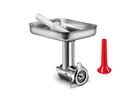 Stainless steel meat grinder and funnel for professional food mixer