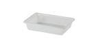 Stackable rectangular food tray 2 litres