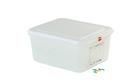 Hermetic plastic box Gastronorm 1/2. Capacity: 10 litres, Height: 15 cm