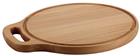 Round 28 cm beech wood chopping board with handle
