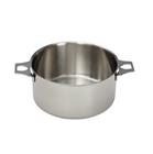 Stainless steel saucepan 18 cm without a lifting handle