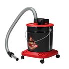Hot ash vacuum cleaner on wheels