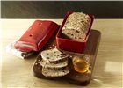 Bread mould in red ceramic - 28x15 cm