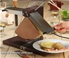 Raclette machine with 2 ramps