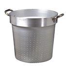 Round 50 cm aluminium strainer for cooking pot