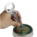 Stainless steel pull tab to open all cans