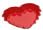 Heart red cake mold Grand Cru Corolle Emile Henry