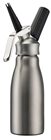 Professional stainless steel 1 litre siphon for whipped cream and mousses