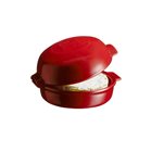 Emile Henry Grand Cru red ceramic oven roasted cheese dish