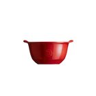 Grand Cru Emile Henry red ceramic gratinée bowl