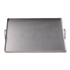 Square steel plate 40x40 cm with handles all lights, oven and barbecue