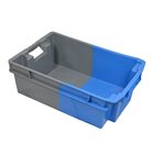 Blue and Grey Nestable and Stackable Tray
