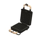 2 in 1 black non-stick waffle iron for waffles and sandwiches 600 W