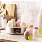 Programmable electric yogurt maker 7 pots + drinkable yoghurt kit