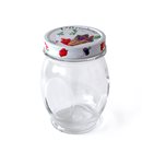 6 glass jars Ortolano 780 ml with screw-on cover Ø 70 mm