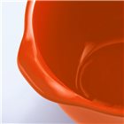 Orange ceramic gratinée bowl Provence Emile Henry