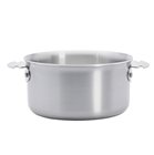 24 cm casserole removable handle 3-layer induction stainless steel made in France