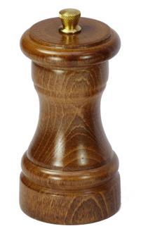 Manual wooden 10 cm pepper mill
