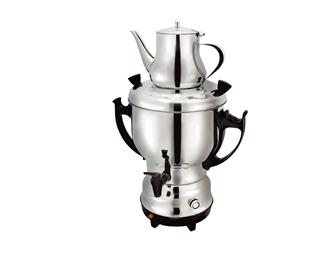 3-litre stainless steel samovar and teapot