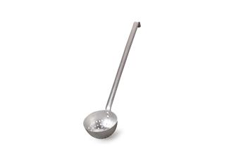 Perforated aluminium ladle - 12 cm
