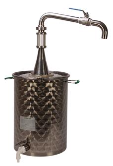 Oil can decanter with a pouring tap on top - 50 litres