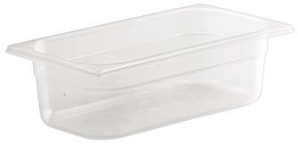 Gastronorm container 1/3 in polypropylene. Height 10 cm