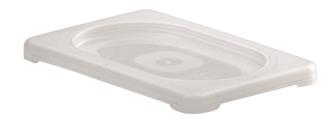 Lid for gastronorm container 1/9 in polypropylene