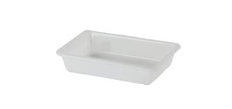 Stackable rectangular food tray 2 litres