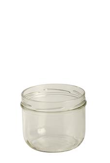 Glass pâté jar with twist off lid - 450 ml by 15