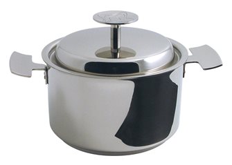 Baumstal stainless induction cooking pot 16 cm with lid