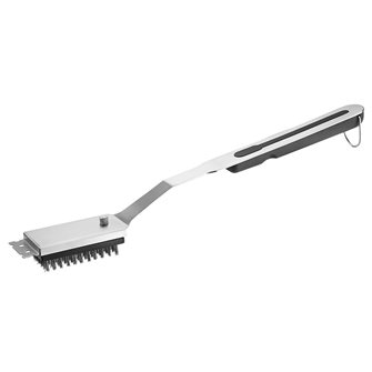 Stainless steel barbecue cleaning brush