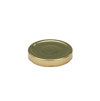 Capsule for Jar High Skirt diam 82 mm Gold color per 20
