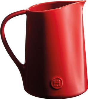 Emile Henry Grand Cru red ceramic jug or pitcher