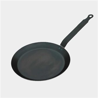 Steel crepe pan for induction hobs. 18 cm.
