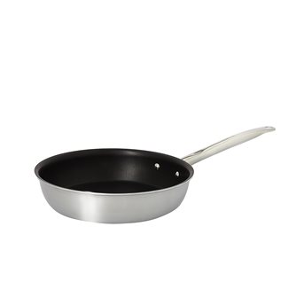 Stainless steel 3 Ply non-stick induction pan 24 cm De Buyer