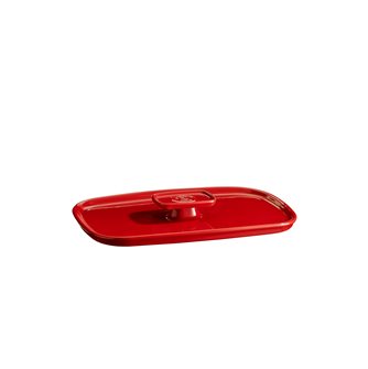 Red lid Grand Cru for rectangular baking dish 30 cm Ultime Emile Henry