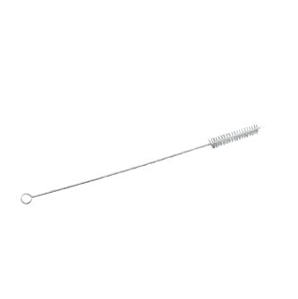 Swab brush for glass and stainless steel straws