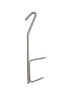 Stainless steel fish hook 2 sharp section special smoking