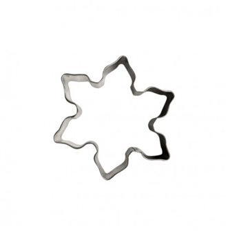 Stainless steel snowflake cookie cutters 5 cm