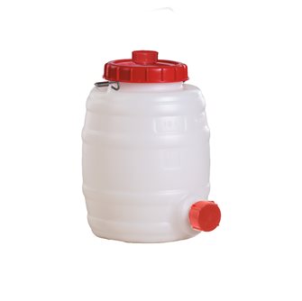 Cylindrical food grade keg - 10 litres