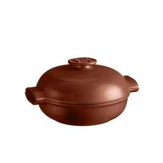 Delight ceramic induction saucepan Emile Henry siena red 26 cm 2.5 liters
